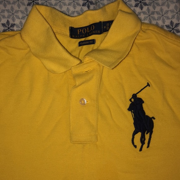 Ralph Lauren polo size 10-12 years boy yellow - Picture 2 of 5